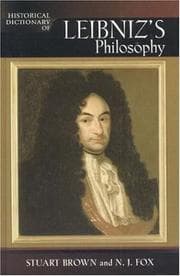 Tapa de Historical dictionary of Leibniz's philosophy