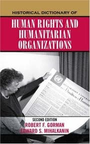 Tapa de Historical Dictionary of Human Rights and Humanitarian Organizaitons (Historical Dictionaries of International Organizations)