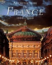 Tapa de Architecture in France, 1800-1900