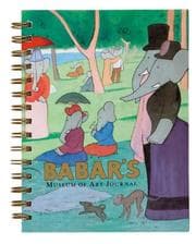Tapa de Babar's Museum Wire-o Bound Blank Journal