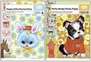 Tapa de Happy Kitty Bunny Pony/Fluffy Humpy Poopy Puppy Two-Pack