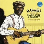 Tapa de R. Crumb Heroes of Blues, Jazz and Country 2008 Wall Calendar