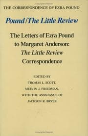 Tapa de Pound: The Little Review : The Letters of Ezra Pound to Margaret Anderson