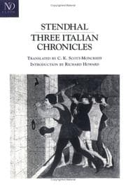 Tapa de Three Italian chronicles