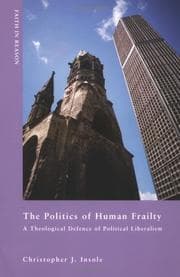 Tapa de The Politics Of Human Fraility