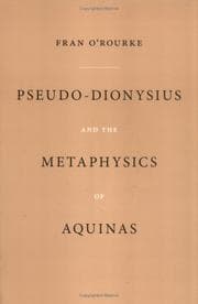 Tapa de Pseudo-Dionysius and the metaphysics of Aquinas