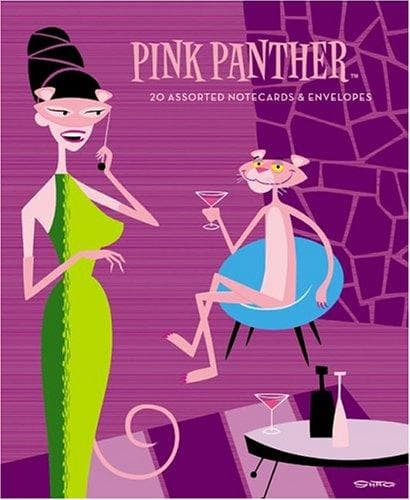 Tapa de Pink Panther Notecards