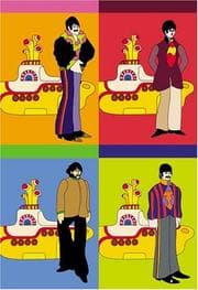 Tapa de Yellow Submarine Notepad 4-Pack (We All Live...)