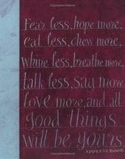 Tapa de The Basic Human Kindness Address Book