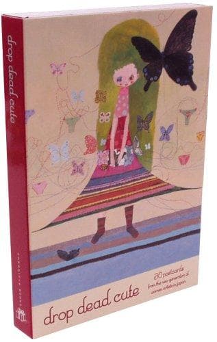 Tapa de Drop Dead Cute Postcard Book