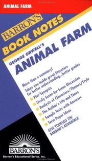 Tapa de George Orwell's Animal farm