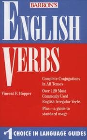 Tapa de Barron's English verbs