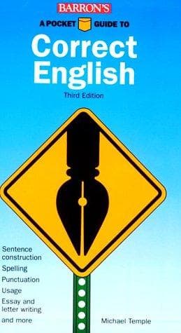 Tapa de A pocket guide to correct English