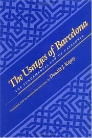 Tapa de The Usatges of Barcelona