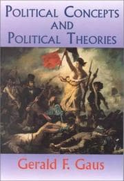 Tapa de Political Concepts and Political Theories