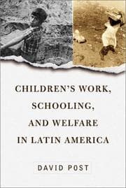 Tapa de Children's Work, Schooling, and Welfare in Latin America