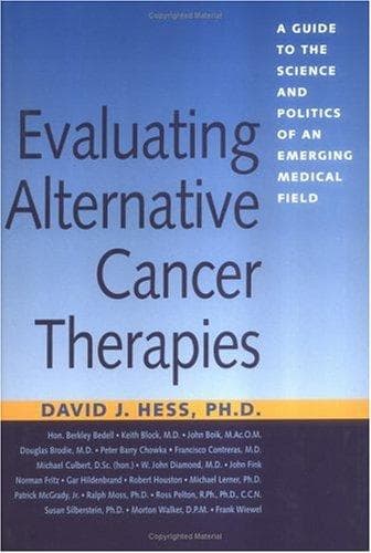 Tapa de Evaluating alternative cancer therapies