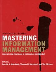 Tapa de Mastering information management