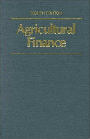 Tapa de Agricultural finance