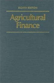 Tapa de Agricultural finance