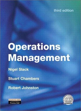 Tapa de Operations Management (3rd Edition)