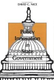 Tapa de Policy innovation in state government