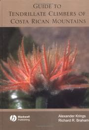 Tapa de Guide to tendrillate climbers of Costa Rican mountains