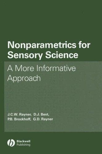Tapa de Nonparametrics for sensory science
