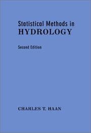 Tapa de Statistical Methods in Hydrology