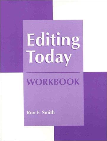 Tapa de Editing Today Workbook
