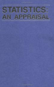 Tapa de Statistics, an appraisal