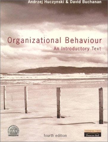 Tapa de Organizational Behaviour