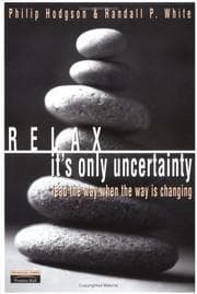 Tapa de Relax, it's only uncertainty