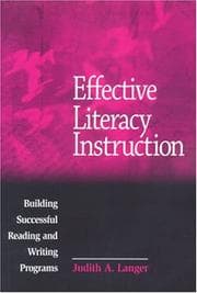 Tapa de Effective Literacy Instruction