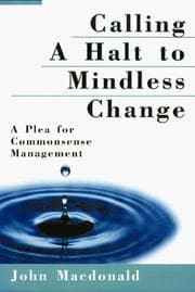 Tapa de Calling a halt to mindless change