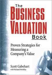Tapa de The business valuation book
