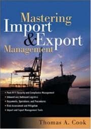 Tapa de Mastering Import and Export Management