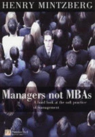 Tapa de Managers not MBAs