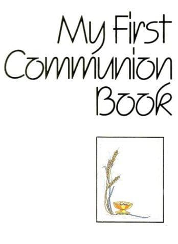 Tapa de My first communion book