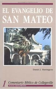 Tapa de El Evangelio De San Mateo (Comentario Biblico De Collegeville Series)