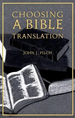 Tapa de Choosing a Bible Translation