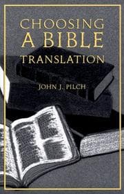 Tapa de Choosing a Bible Translation