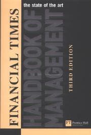 Tapa de Financial times handbook of management