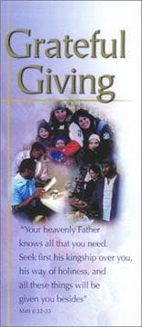 Tapa de Grateful Giving (Sacrificial Giving Program)