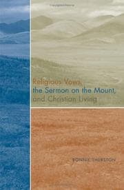 Tapa de Religious vows, the Sermon on the mount, and Christian living