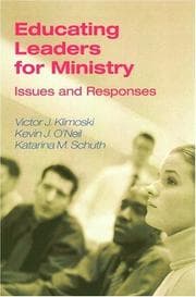 Tapa de Educating leaders for ministry