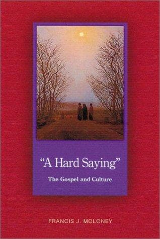 Tapa de "A hard saying"