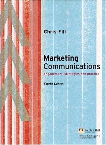 Tapa de Marketing communications