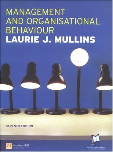 Tapa de Management and Organisational Behaviour