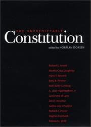 Tapa de The unpredictable constitution